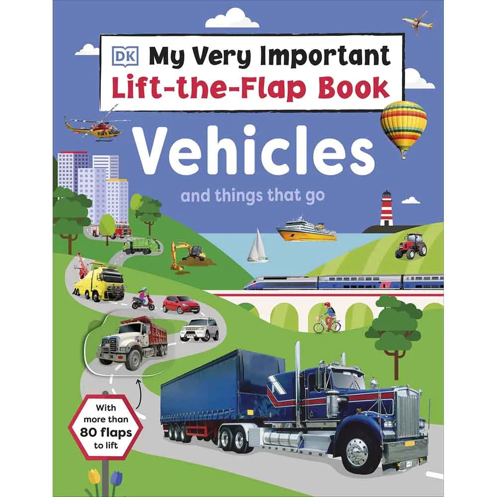 My Very Important Lift-the-Flap Book - Vehicles and Things That Go-Nonfiction: 常識通識 General Knowledge-買書書 BuyBookBook
