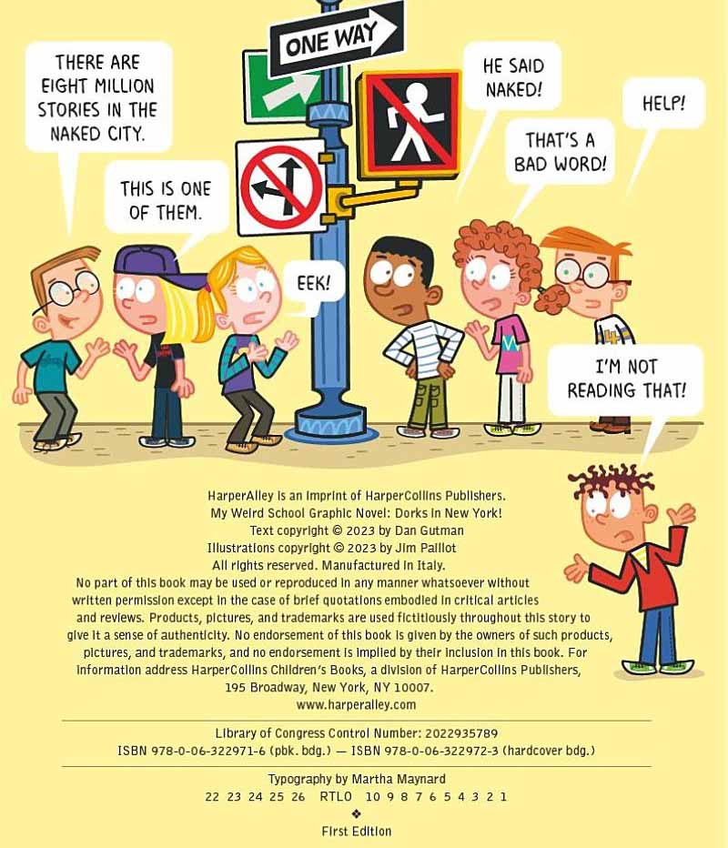 My Weird School Graphic Novel #03 Dorks in New York! (Dan Gutman)-Fiction: 幽默搞笑 Humorous-買書書 BuyBookBook