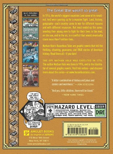 Nathan Hale's Hazardous Tales #04 - Treaties, Trenches, Mud, and Blood (Hardback) - 買書書 BuyBookBook