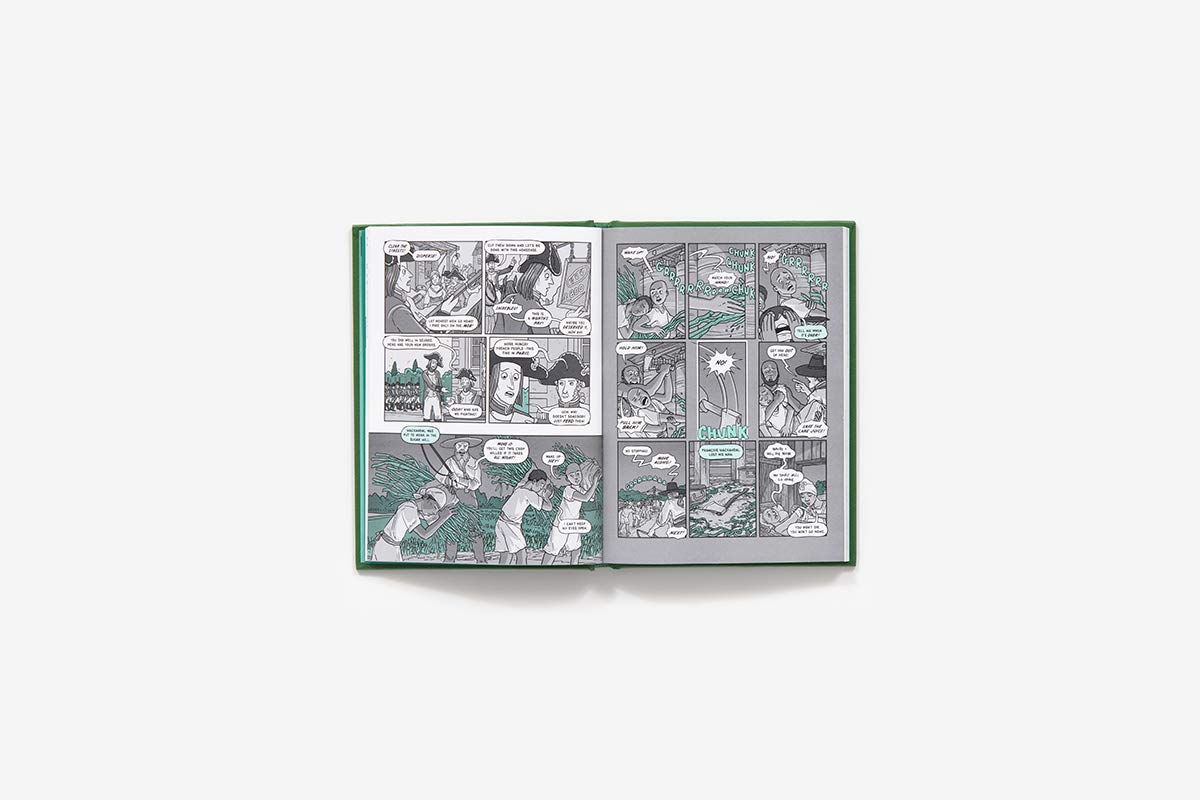 Nathan Hale's Hazardous Tales #10 - Blades of Freedom (Hardback) - 買書書 BuyBookBook