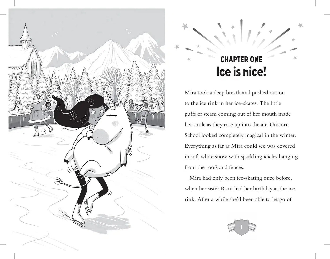 Naughtiest Unicorn #09, The - in a Winter Wonderland (Paperback) (UK)(aka Dave the Unicorn)(Pip Bird) Harpercollins (UK)