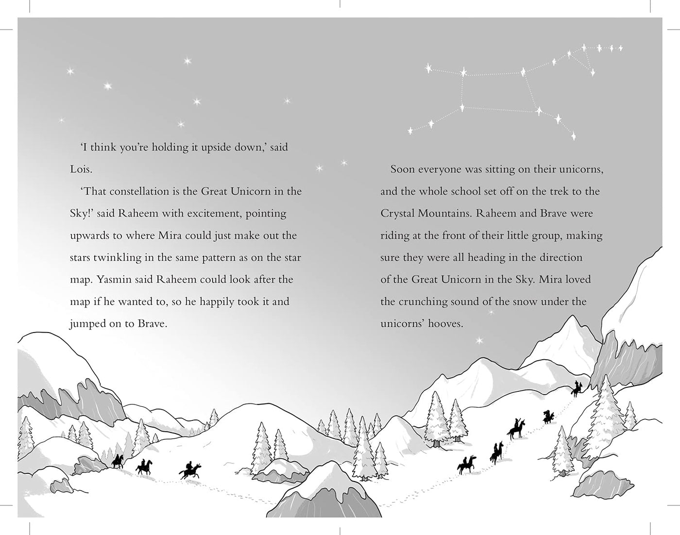 Naughtiest Unicorn #09, The - in a Winter Wonderland (Paperback) (UK)(aka Dave the Unicorn)(Pip Bird) Harpercollins (UK)