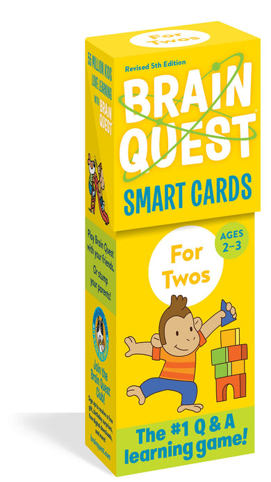 Brain Quest For Twos Smart Cards, Revised 5th Edition-Children’s / Teenage general interest: General knowledge and interesting facts-買書書 BuyBookBook