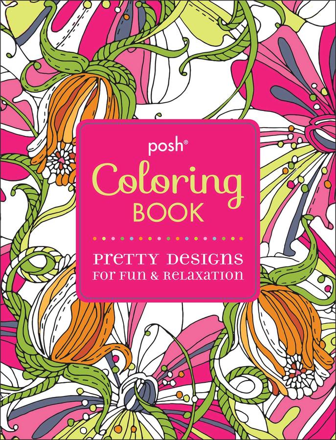 Posh Adult Coloring Book: Pretty Designs for Fun & Relaxation-Lifestyle and Leisure-買書書 BuyBookBook