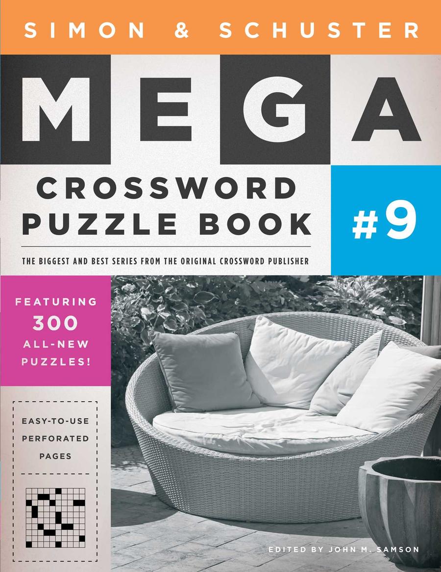 Simon & Schuster Mega Crossword Puzzle Book #9-Hobbies/ quizzes/ games-買書書 BuyBookBook