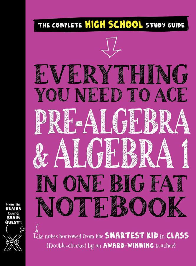 Everything You Need to Ace Pre-Algebra and Algebra I in One Big Fat Notebook-Children’s Educational: Mathematics/ science/ technology-買書書 BuyBookBook
