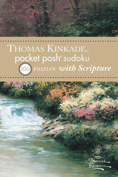 Thomas Kinkade Pocket Posh Sudoku 1 with Scripture-Hobbies/ quizzes/ games-買書書 BuyBookBook