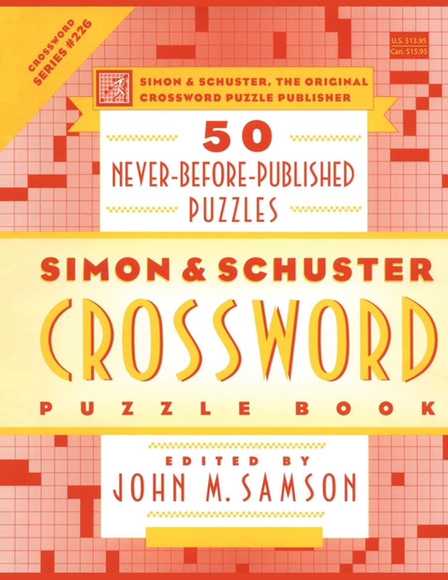 Simon and Schuster Crossword Puzzle Book #226-Hobbies/ quizzes/ games-買書書 BuyBookBook