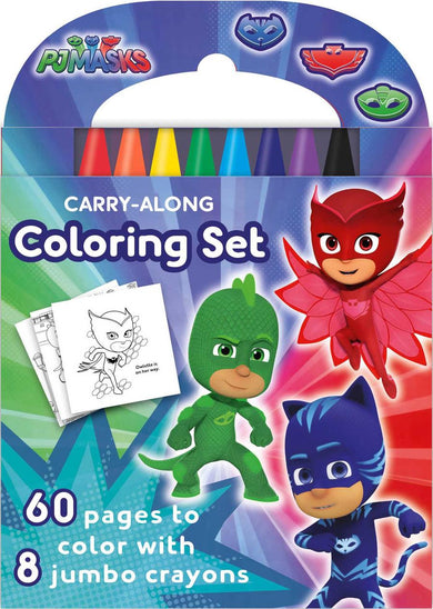 PJ Masks: Carry-Along Coloring Set-Children’s interactive and activity books and kits-買書書 BuyBookBook