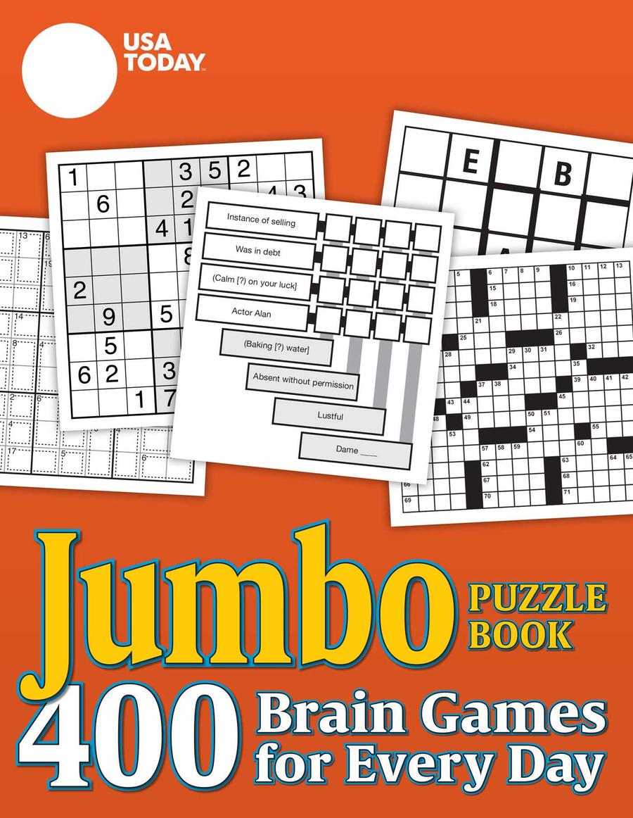 USA TODAY Jumbo Puzzle Book-Hobbies/ quizzes/ games-買書書 BuyBookBook