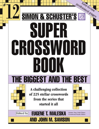 Simon & Schuster Super Crossword Puzzle Book