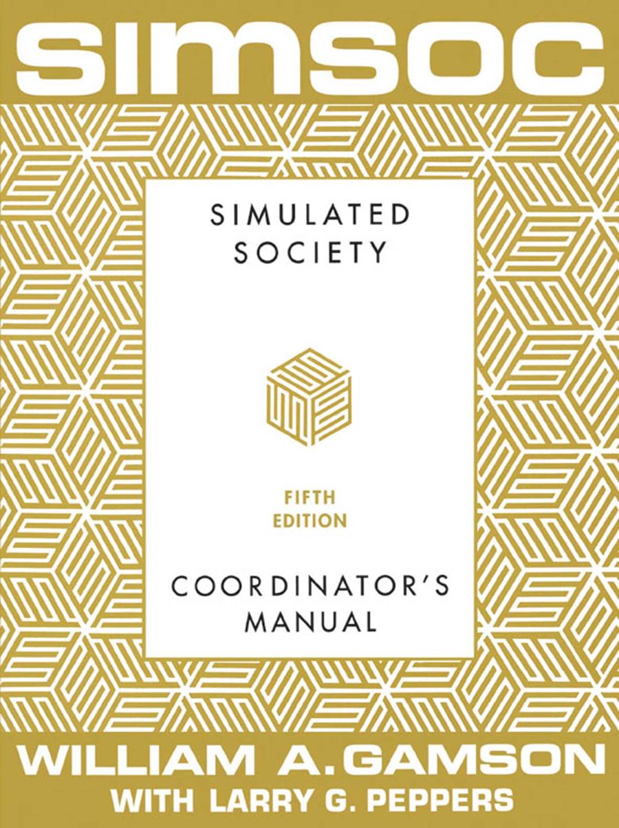 SIMSOC: Simulated Society, Coordinator's Manual-Society/ culture/ social sciences-買書書 BuyBookBook