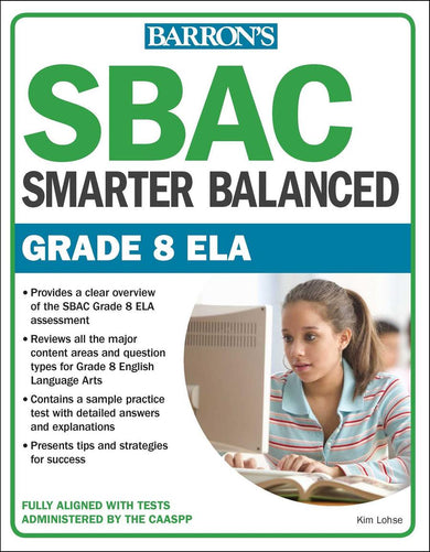 SBAC Grade 8 ELA: Smarter Balanced-Education-買書書 BuyBookBook