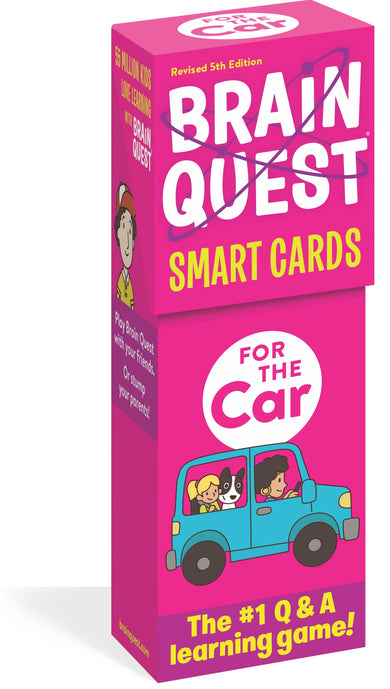 Brain Quest For the Car Smart Cards Revised 5th Edition-Children’s / Teenage general interest: General knowledge and interesting facts-買書書 BuyBookBook
