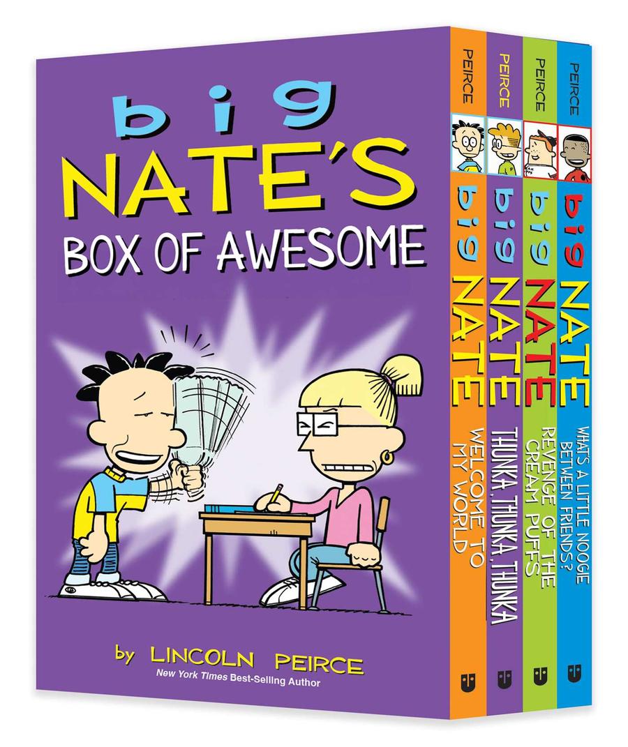 Big Nate's Box of Awesome-Children’s / Teenage general interest: Humour and jokes-買書書 BuyBookBook