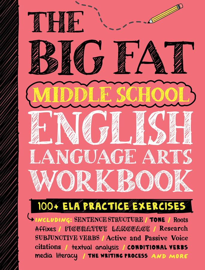 The Big Fat Middle School English Language Arts Workbook-Children’s Educational: Language/ literature/ literacy-買書書 BuyBookBook