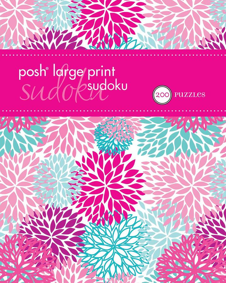Posh Large Print Sudoku 1-Hobbies/ quizzes/ games-買書書 BuyBookBook