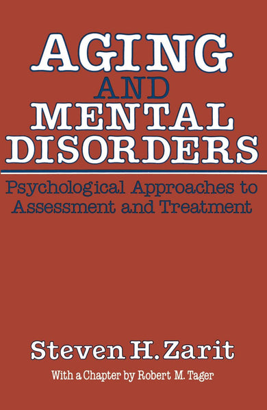 Aging & Mental Disorders (Psychological Approaches To Assessment & Treatment)-Self-help/ personal development/ practical advice-買書書 BuyBookBook