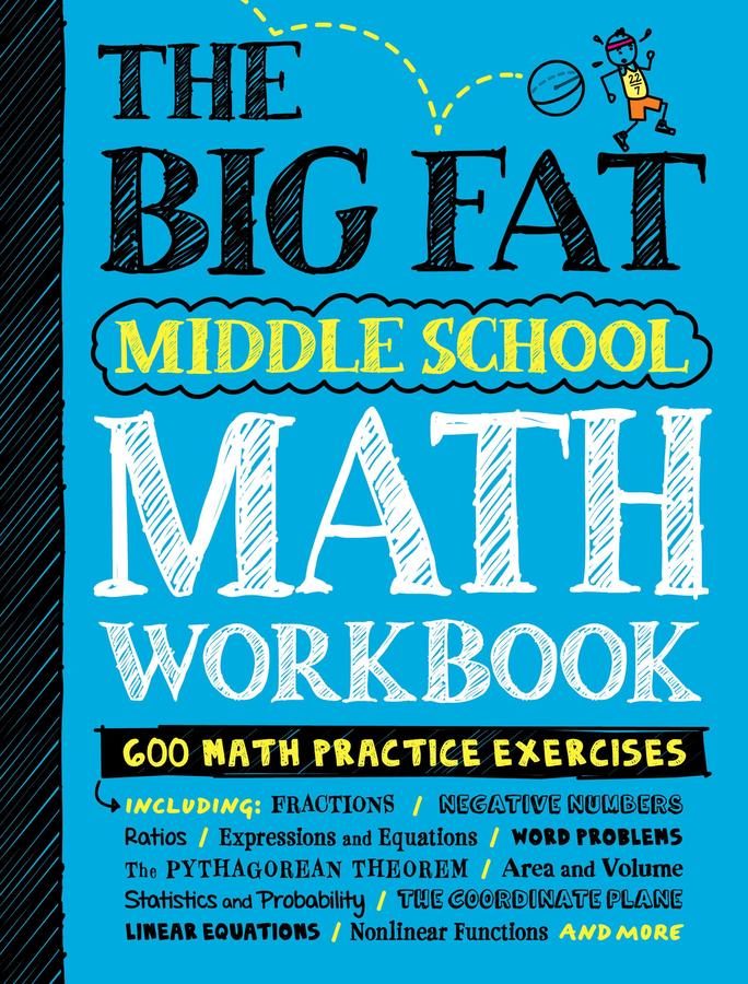 The Big Fat Middle School Math Workbook-Children’s / Teenage general interest: Science and technology-買書書 BuyBookBook