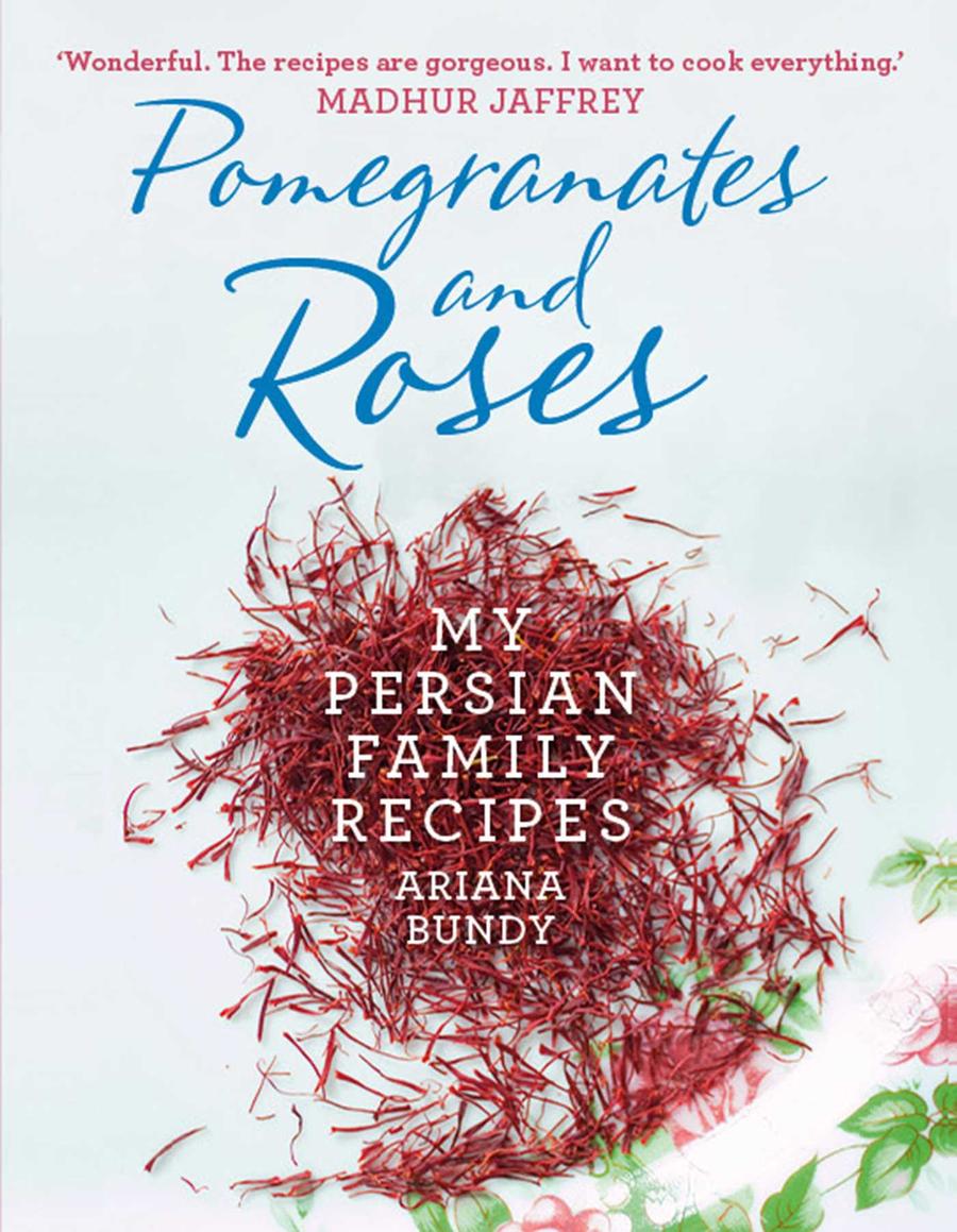 Pomegranates and Roses