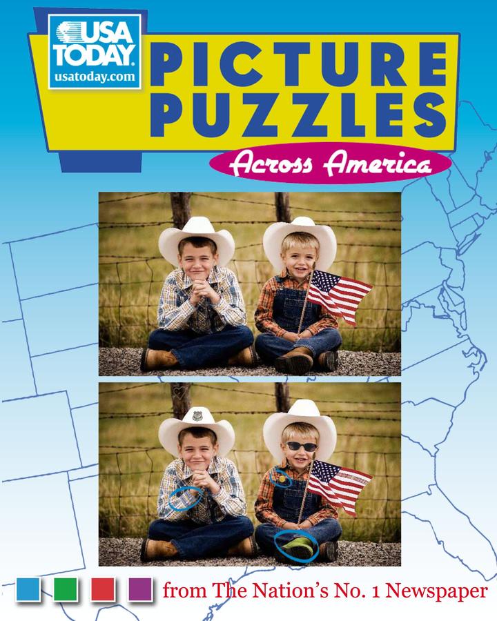 USA TODAY Picture Puzzles Across America-Hobbies/ quizzes/ games-買書書 BuyBookBook