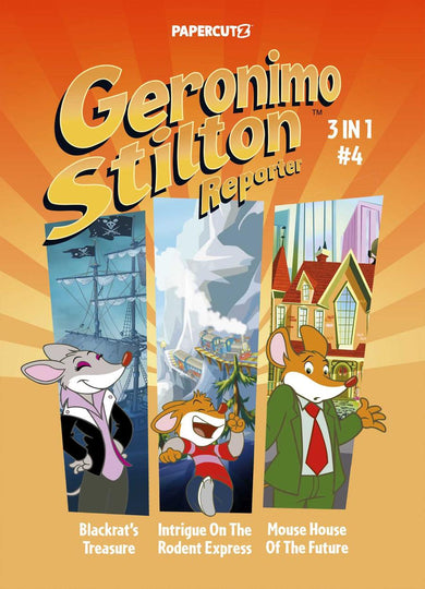 Geronimo Stilton Reporter 3 in 1 Vol. 4-Graphic novels/ Comic books/ Manga/ Cartoons-買書書 BuyBookBook