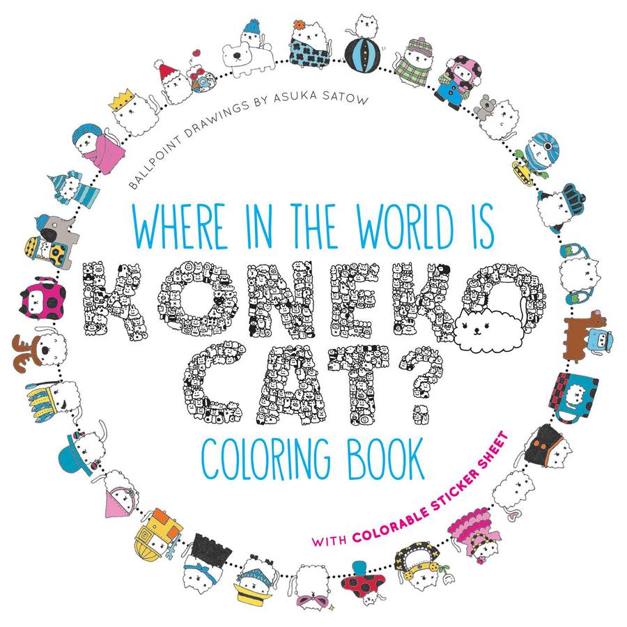 Where in the World Is Koneko Cat? Coloring Book-Lifestyle and Leisure-買書書 BuyBookBook