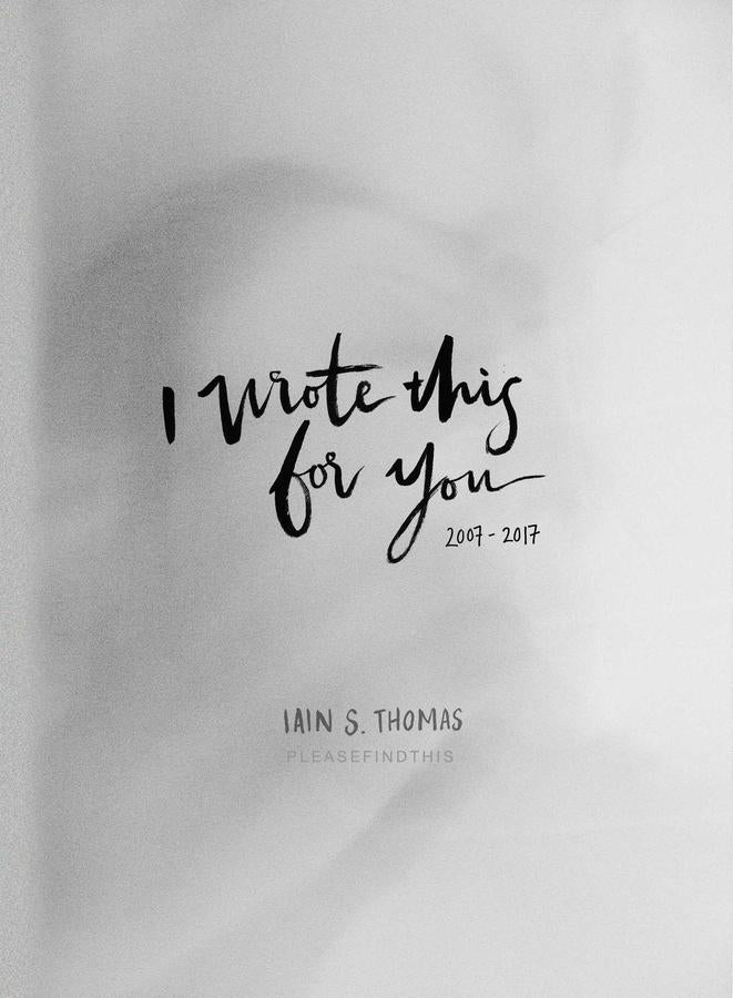 I Wrote This for You: 2007-2017-Poetry-買書書 BuyBookBook