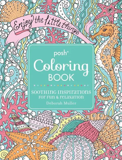 Posh Adult Coloring Book: Soothing Inspirations for Fun & Relaxation-Hobbies/ quizzes/ games-買書書 BuyBookBook