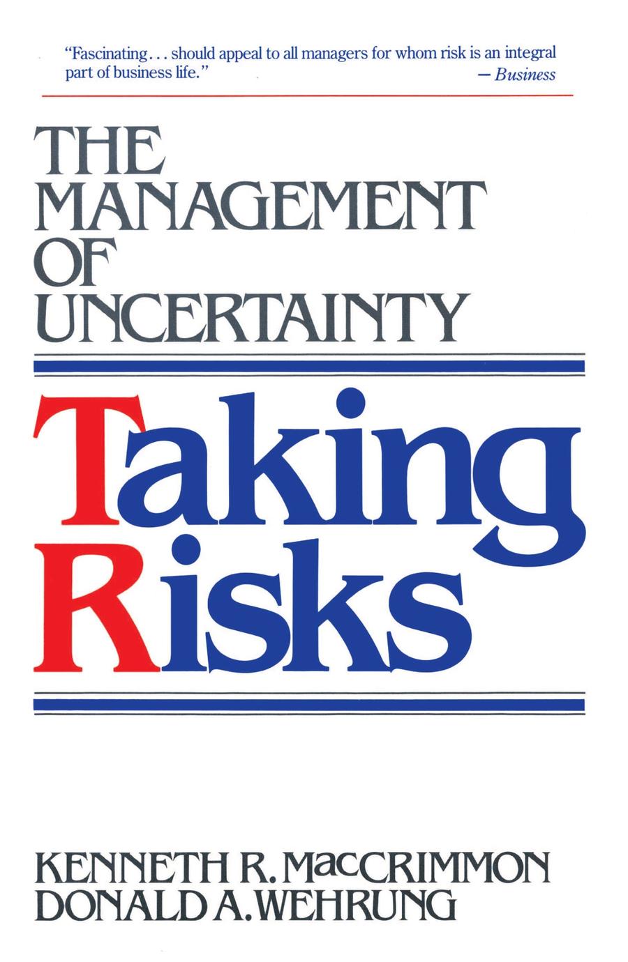 Taking Risks-Business and Management-買書書 BuyBookBook