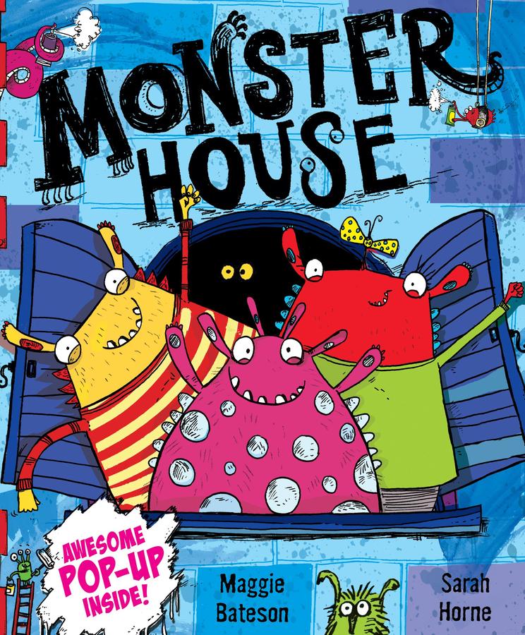 Monster House Pop-Up-Children’s interactive and activity books and kits-買書書 BuyBookBook