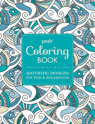 Posh Adult Coloring Book: Soothing Designs for Fun & Relaxation-Hobbies/ quizzes/ games-買書書 BuyBookBook
