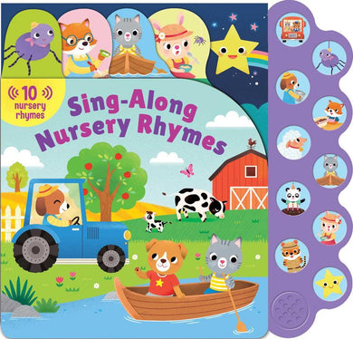10-Button Sounds: Sing-Along Nursery Rhymes-Children’s Early years / early learning concepts-買書書 BuyBookBook