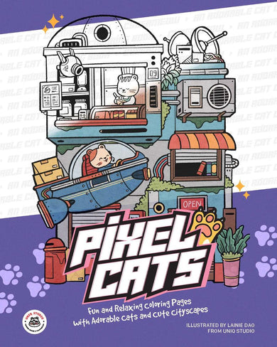 Pixel Cats-Children’s interactive and activity books and kits-買書書 BuyBookBook