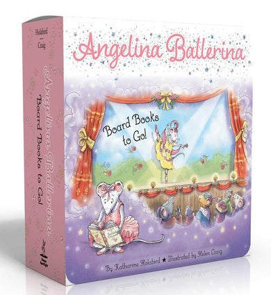 Angelina Ballerina Board Books to Go! (Boxed Set)-Children’s / Teenage general interest: Art/ music/ drama and film-買書書 BuyBookBook