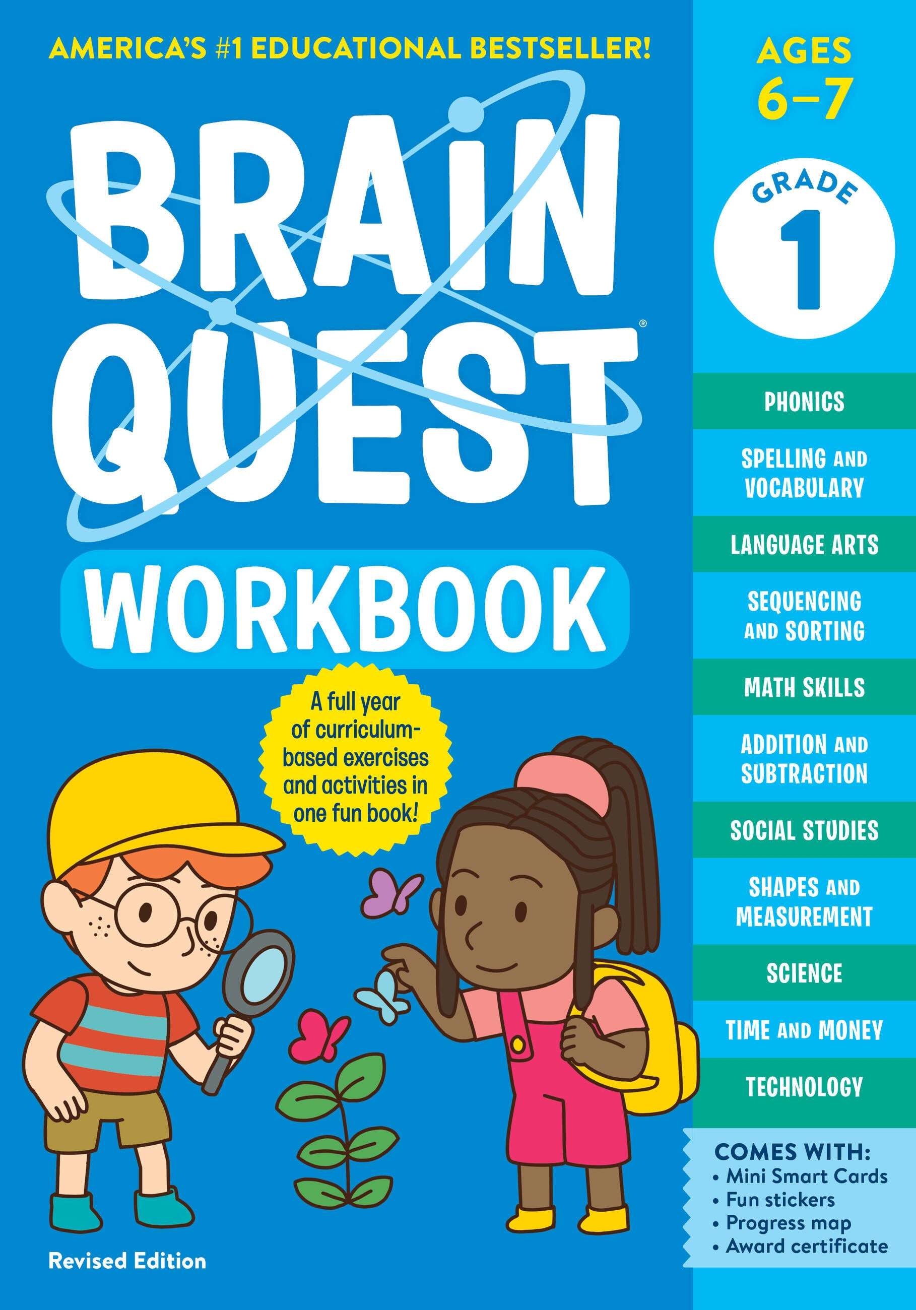Brain Quest Workbook: 1st Grade Revised Edition-Children’s / Teenage general interest: General knowledge and interesting facts-買書書 BuyBookBook