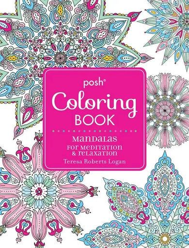 Posh Adult Coloring Book: Mandalas for Meditation & Relaxation-Hobbies/ quizzes/ games-買書書 BuyBookBook