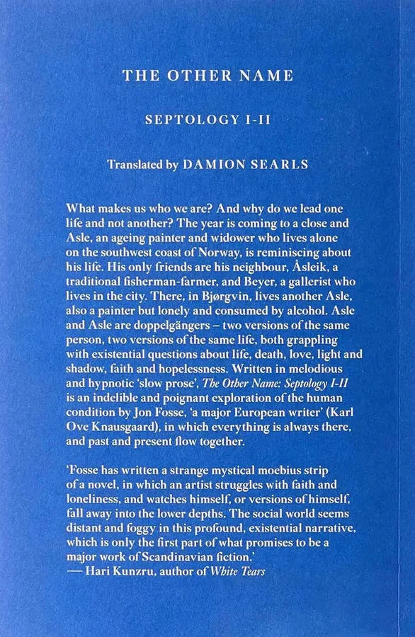 Other Name, The: Septology I-II (Jon Fosse - Winner of the Nobel Prize in Literature 2023)-Fiction: 劇情故事 General-買書書 BuyBookBook