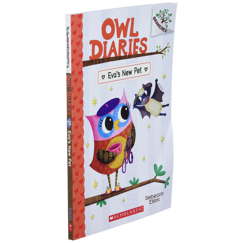 Owl Diaries #15 Eva's New Pet (Branches) (Rebecca Elliott) Scholastic