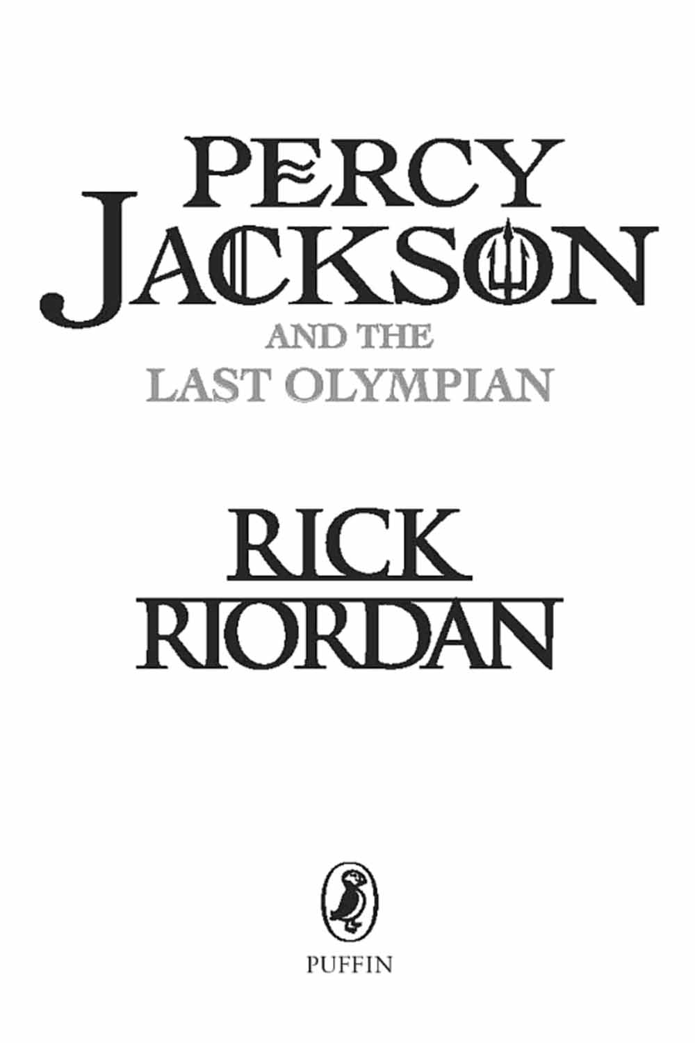 Percy Jackson: #5 The Last Olympian-Fiction: 歷險科幻 Adventure & Science Fiction-買書書 BuyBookBook