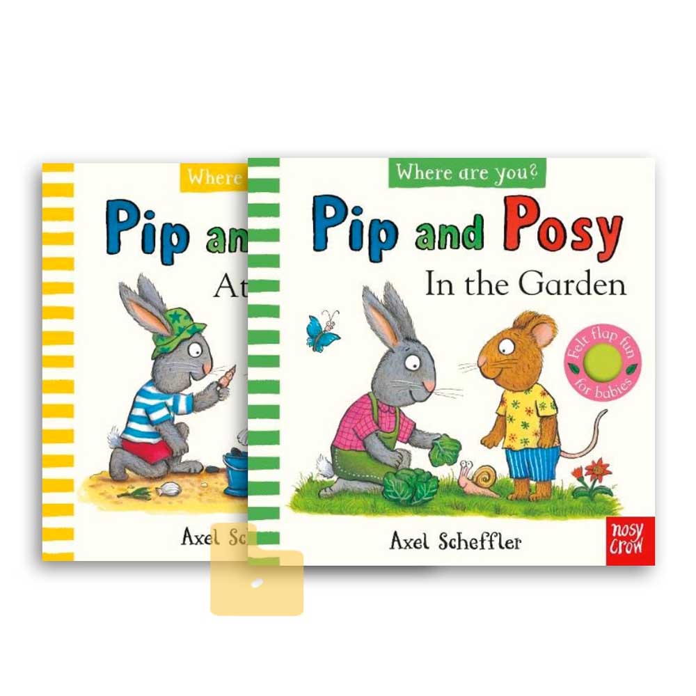 Pip and Posy Felt Flaps Bundle(with QR code Audio)(Axel Scheffler)-Nonfiction: 學前基礎 Preschool Basics-買書書 BuyBookBook