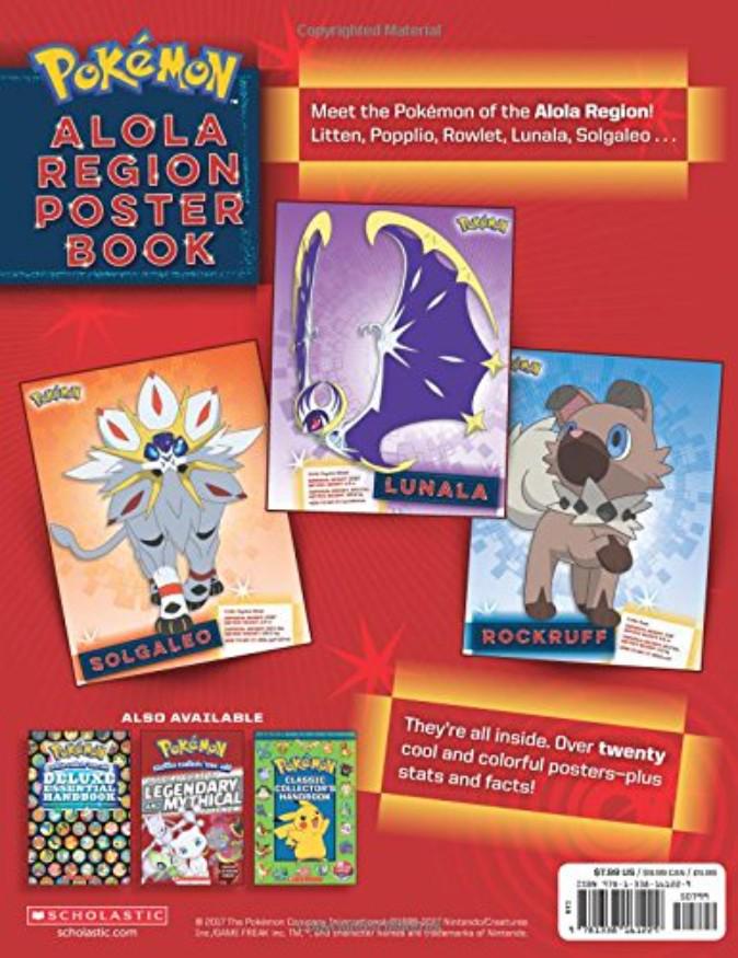 Pokemon - Alola Region Poster Book (Pokemon)(Nintendo)-Nonfiction: 興趣遊戲 Hobby and Interest-買書書 BuyBookBook