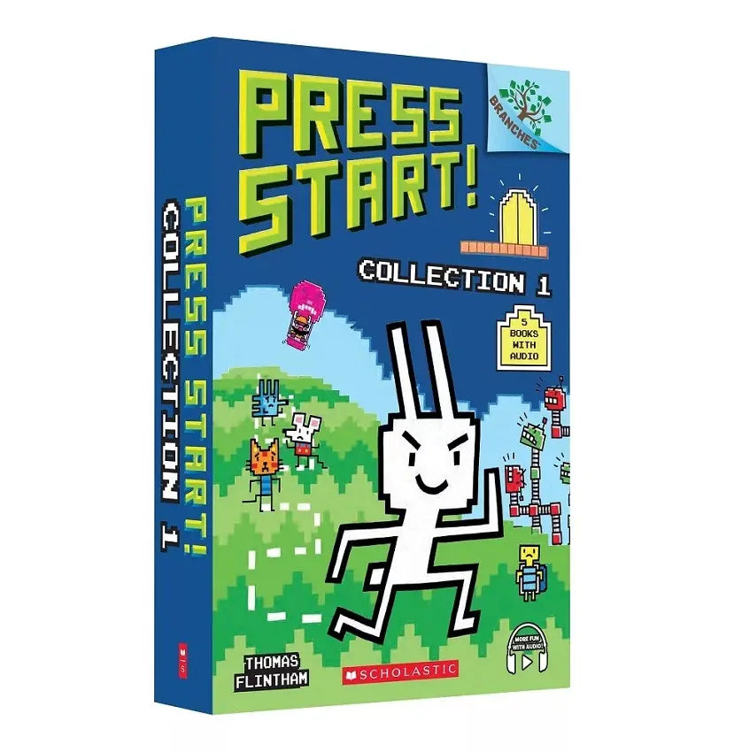 Press Start! #1-5 Set (5 Book) (Branches)-Children’s / Teenage fiction: Action and adventure stories-買書書 BuyBookBook