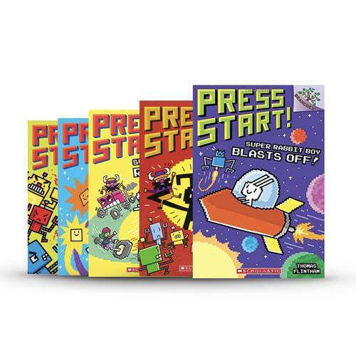 Press Start! #1-5 Bundle (5 Book with CD) (Branches) Scholastic