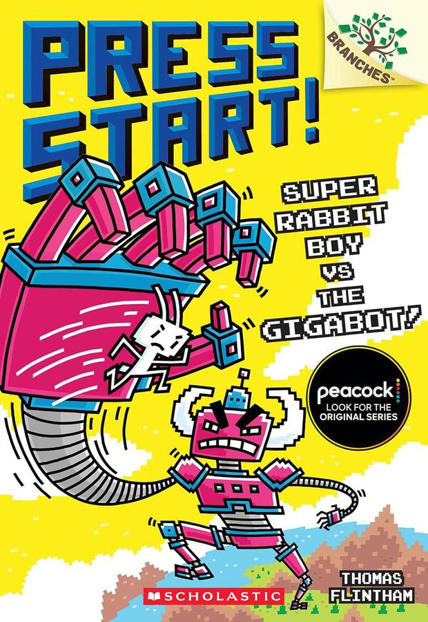 Press Start! #16 Super Rabbit Boy vs. the Gigabot!(Branches)-Children’s / Teenage fiction: Action and adventure stories-買書書 BuyBookBook