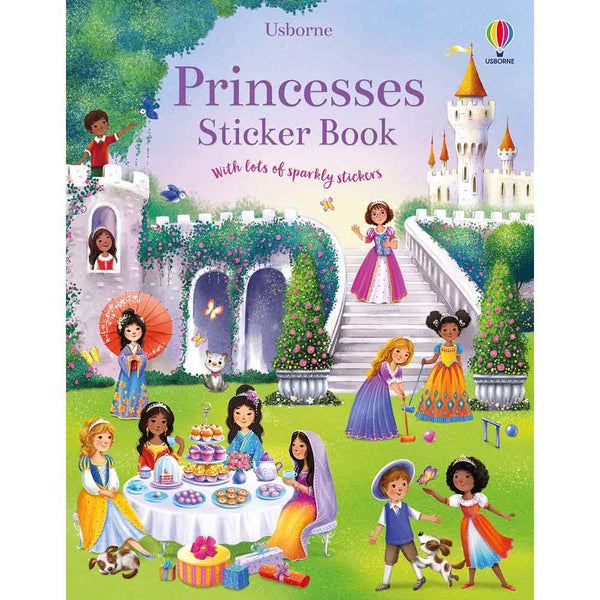 Princesses Sticker Book (Fiona Watt)-Activity: 繪畫貼紙 Drawing & Sticker-買書書 BuyBookBook
