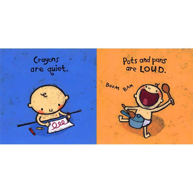 Quiet Loud (Board Book) (Leslie Patricelli) Candlewick Press