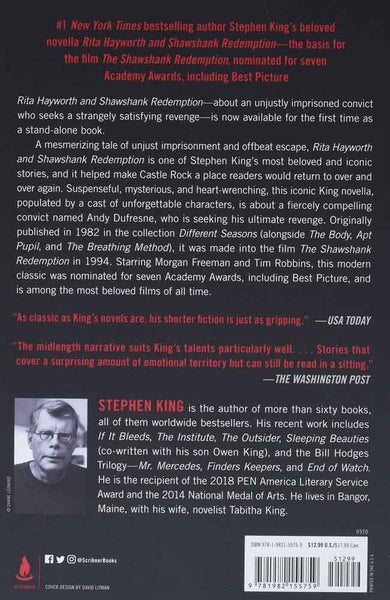 Rita Hayworth and Shawshank Redemption (Stephen King)-Fiction: 劇情故事 General-買書書 BuyBookBook