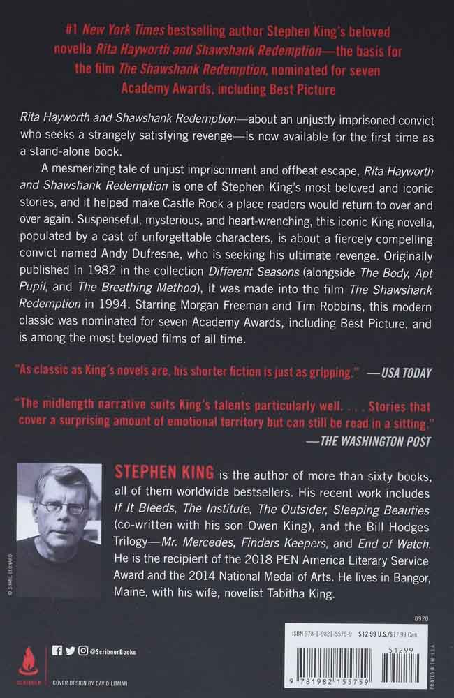 Rita Hayworth and Shawshank Redemption (Stephen King)-Fiction: 劇情故事 General-買書書 BuyBookBook