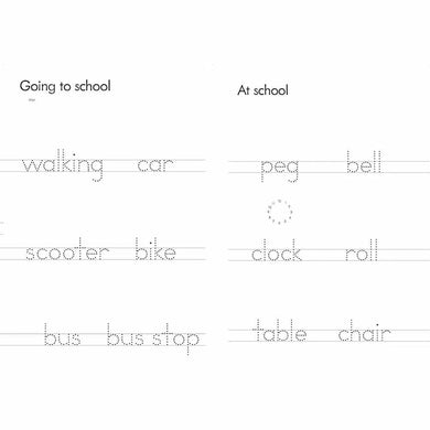 Little Wipe-clean Word Book School Usborne